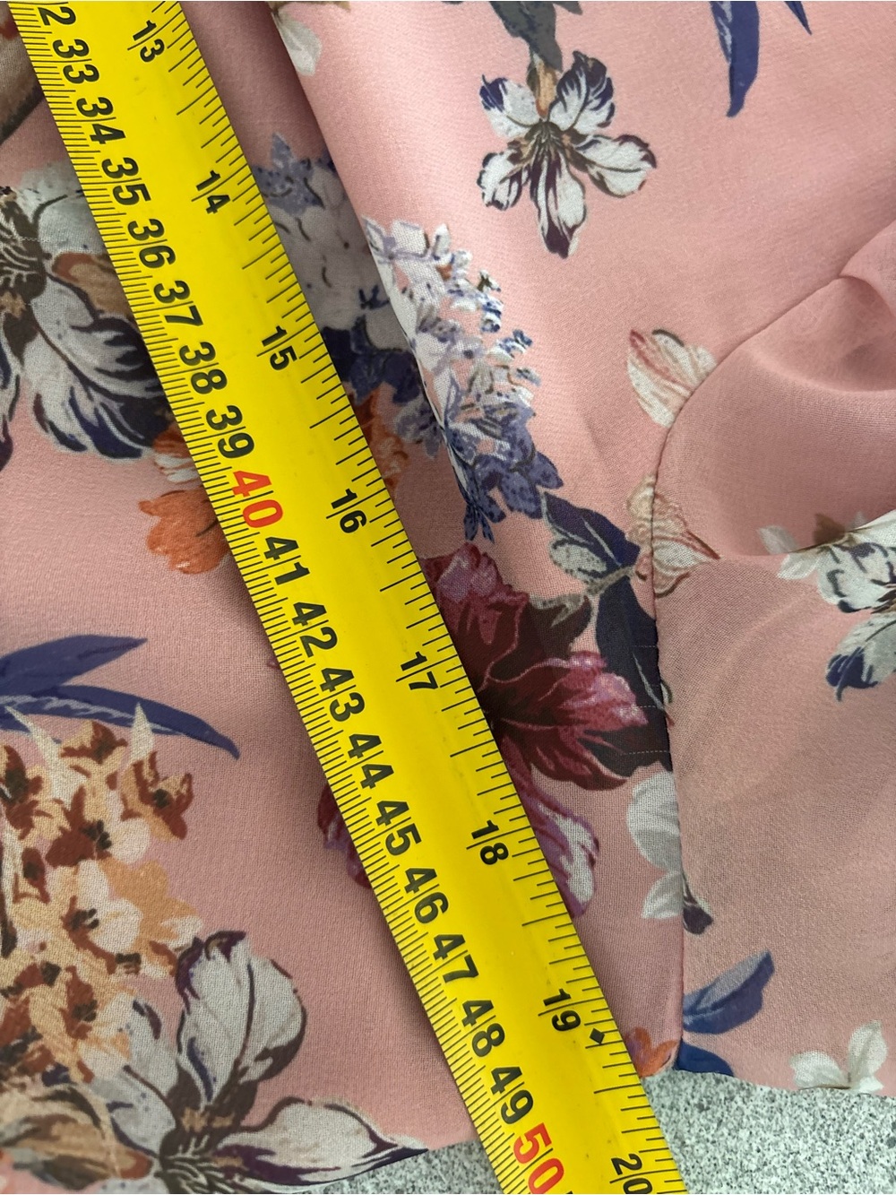 Vince Camuto Pink Garden Floral Puff Sleeves Midi Dress Size 10 Brunch Coquette - Picture 12 of 15